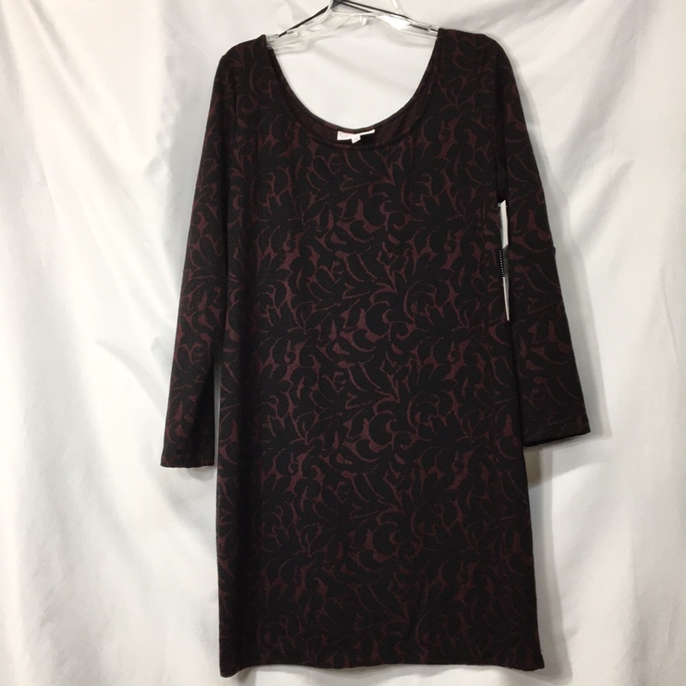 Jessica Simpson Women’s Maroon and Black Maternity Dress Size XL NEW With Tags